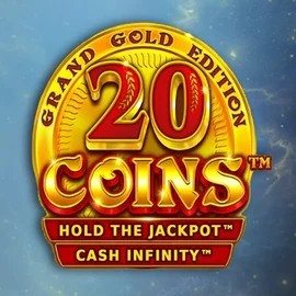 20 Coins Grand Gold Edition slot logo by Wazdan at Lucky Wave Casino20 Coins Grand Gold Edition