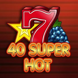 40 Super Hot slot logo by Amusnet Interactive at Lucky Wave Casino