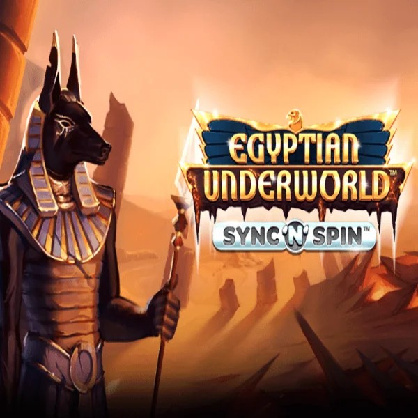 Egyptian Underworld logo by Greentube at Lucky Wave Casino