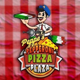 Enjoy Peppe’s Pepperoni Pizza Plaza by Pragmatic Play – logo hosted on lucky-wavecasino.org