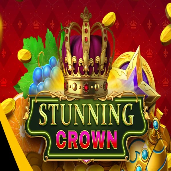Stunning Crown slot logo by BF Games at Lucky Wave Casino