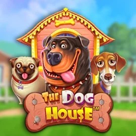 The Dog House slot logo by Pragmatic Play at Lucky Wave Casino