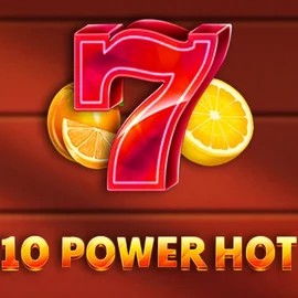 Official Slots logo: 10 Power Hot by Amusnet Interactive at Lucky Wave Casino