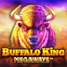 Buffalo King Megaways logo by Pragmatic Play at Lucky Wave Casino