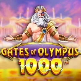 Gates of Olympus 1000 online game logo by Pragmatic Play on lucky-wavecasino.org