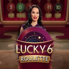 Official Live Casino logo: Lucky 6 Roulette by Pragmatic Play at Lucky Wave Casino