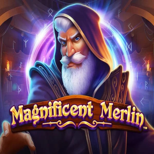 Magnificent Merlin by Greentube, showcased at lucky-wavecasino.org – game logo