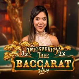 Prosperity Tree Baccarat logo by Evolution at Lucky Wave Casino