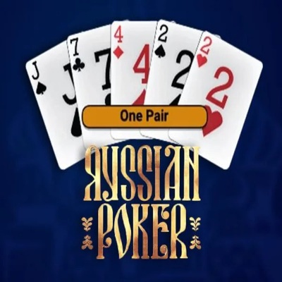 Russian Poker by OneTouch Games, showcased at lucky-wavecasino.org – game logo