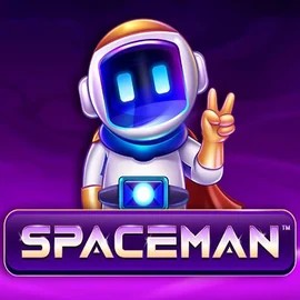 Official Casino logo: Spaceman by Pragmatic Play at Lucky Wave Casino