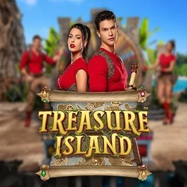 Treasure Island slot logo by Pragmatic Play at Lucky Wave Casino